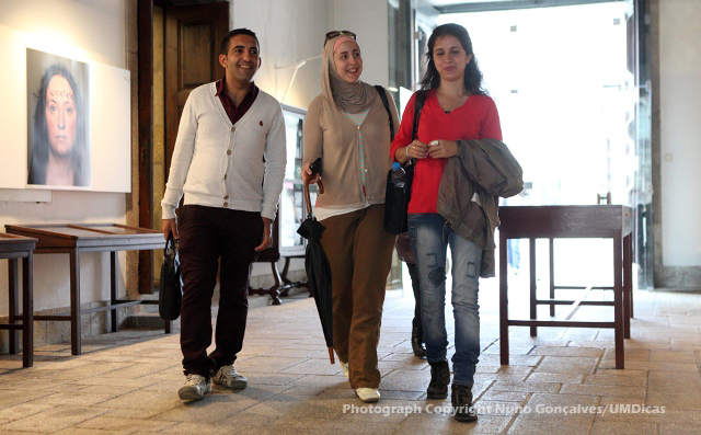 Thumbnail da galeria Erasmus visitam Reitoria